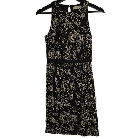 LOFT Dresses & Skirts - Loft Petite Floral Scoop Neck Short Summer Dress